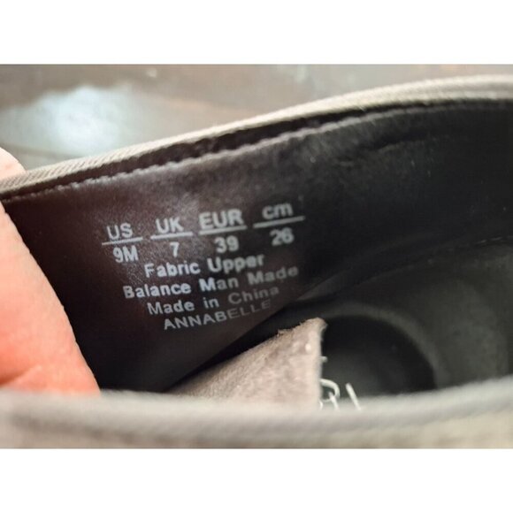 EUC Franco Sarto Annabelle Gray Wedge Bootie/Sz. 9M - Picture 9 of 9